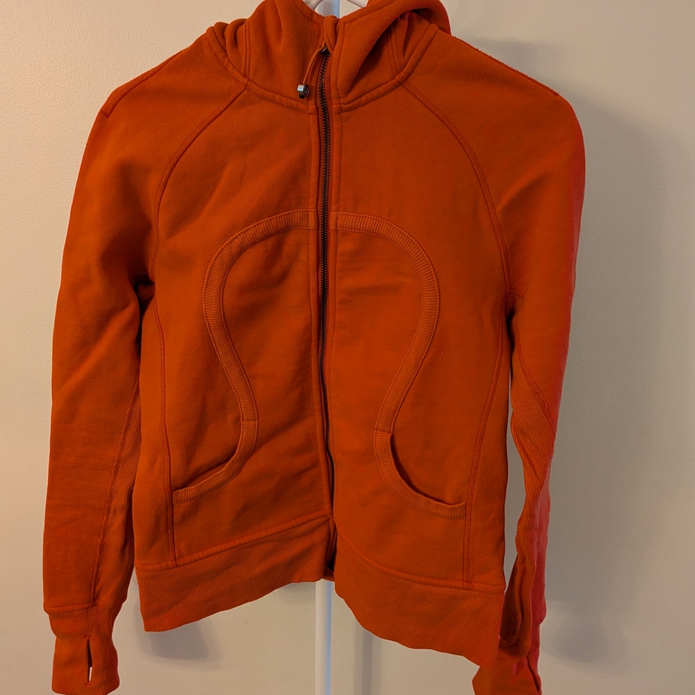 Lululemon Scuba Hoodie Size 10, Love Red, Read Description